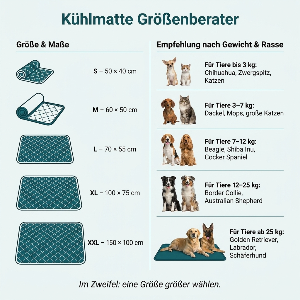 ChillPaws - Die Matte, die kühl bleibt — auch nach Stunden unter Ihrem Hund.