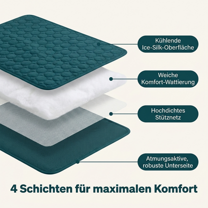 ChillPaws - Die Matte, die kühl bleibt — auch nach Stunden unter Ihrem Hund.